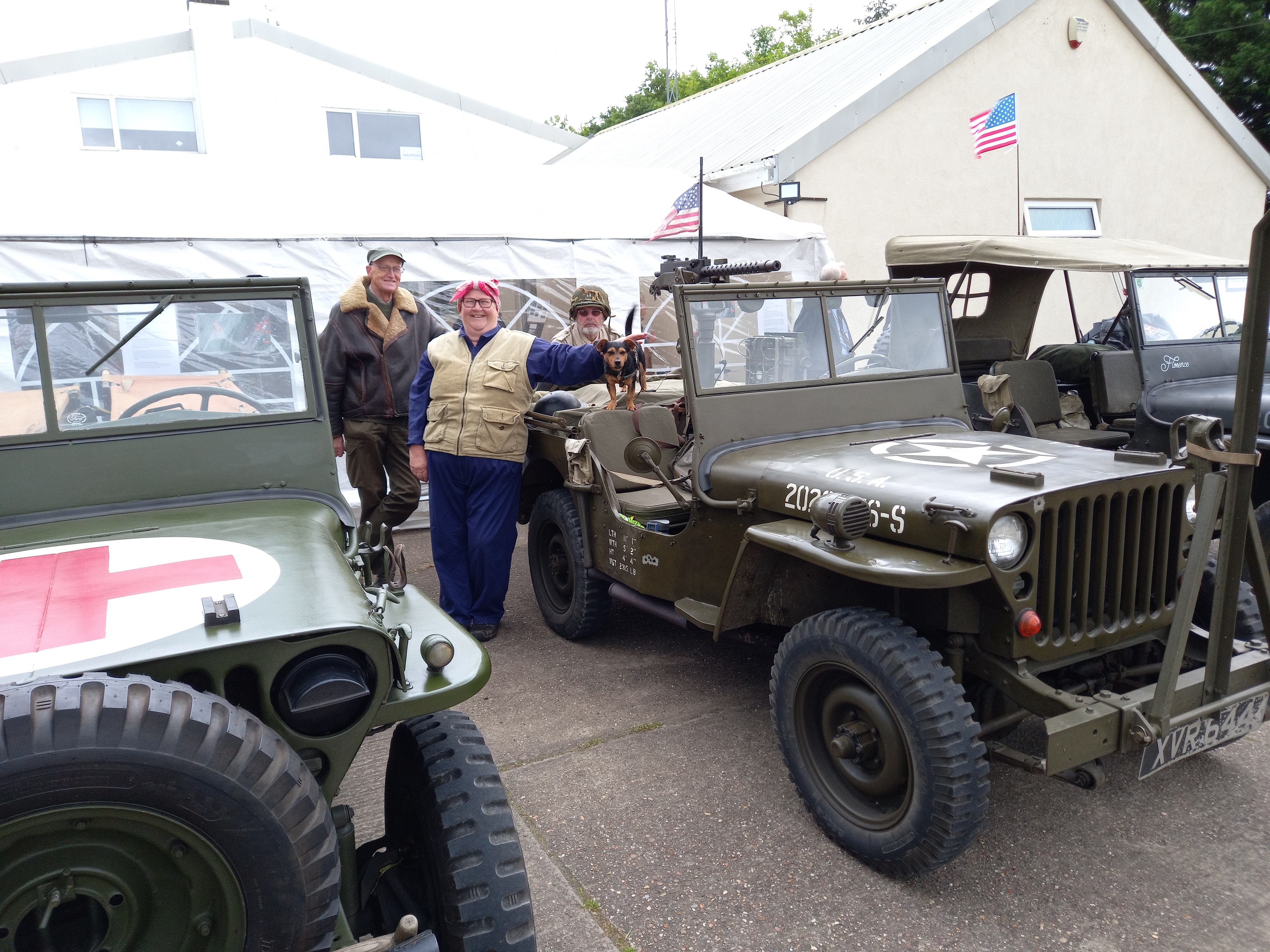 American military jeeps join the Saltby line-up