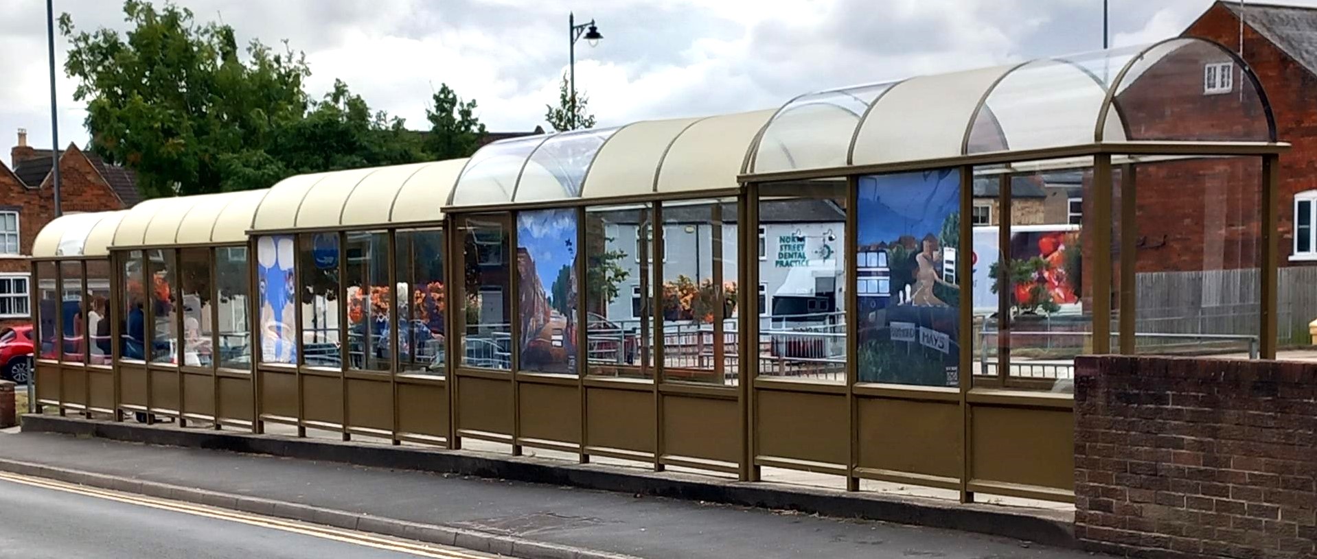 Bourne bus station shelters improved