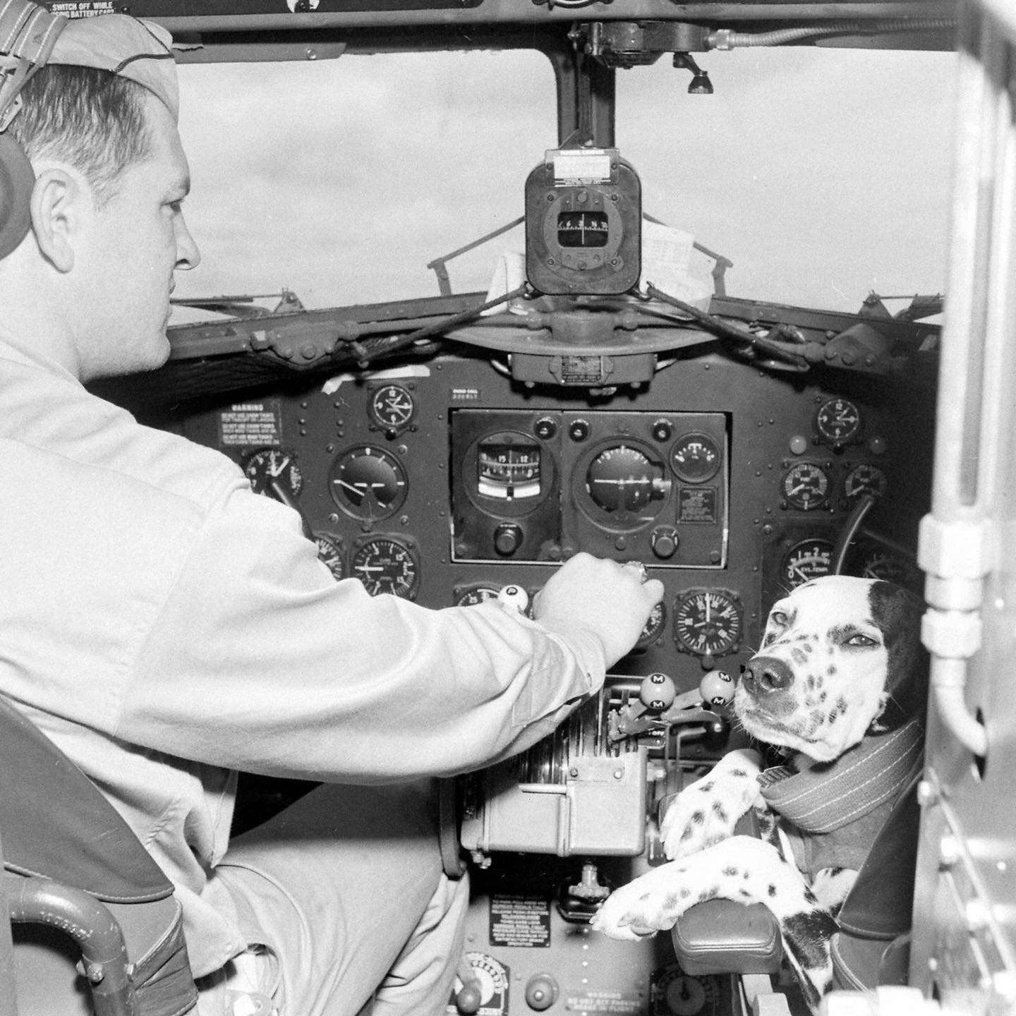 Flying buddies; Major Jerry with Lt Col Lewis Frederick