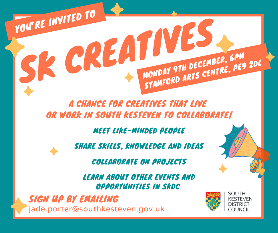 Calling all creatives to a networking event in Stamford