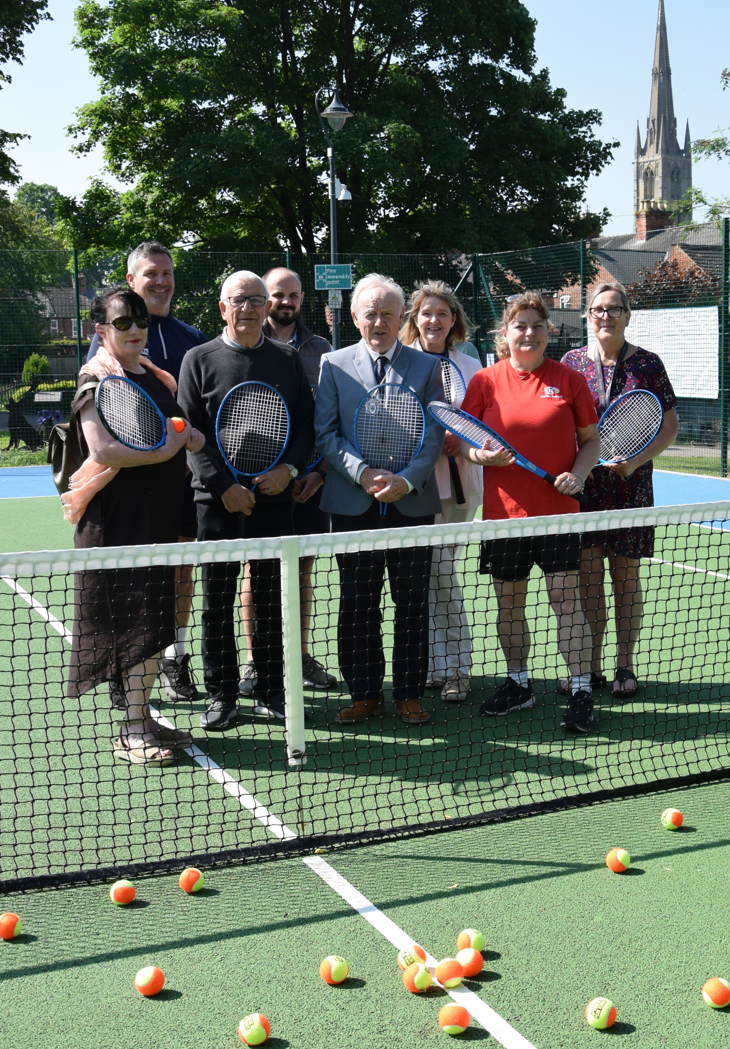 Refurbished courts are a hit with tennis fans